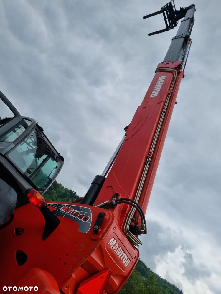 Manitou MT1840 Ładowarka Teleskopowa 18metrów jak nowa z salonu 2015r 3180 mtg z Norwegii Widły i Łyżka PERKINS - 9