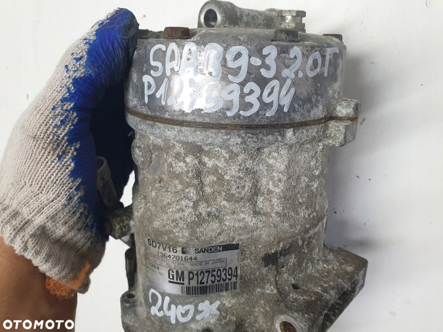 SPRĘŻARKA KLIMATYZACJI SAAB 9-3 2.0 T P12759394 - 6