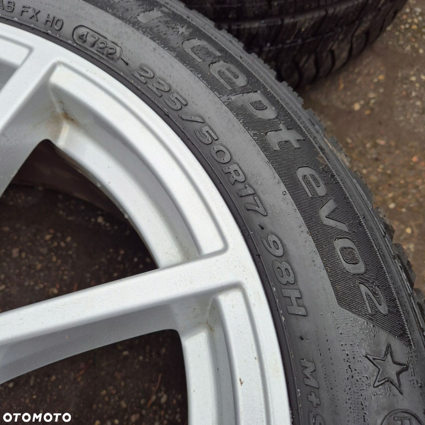 ZIMA FELGI KOŁA 17 BMW 3 G20 G21 4 G22 G23 G26 225/50 R17 HANKOOK 2022r - 6