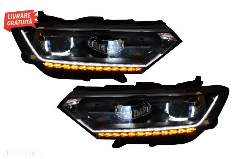 Faruri Full LED Dinamic VW Passat B8 3G (2014-2019) Matrix Look- livrare gratuita - 8