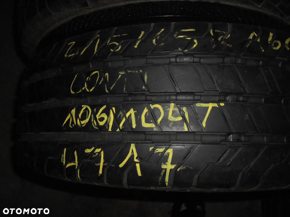 OPONY 215/65R16C CONTINENTAL CONTI VAN CONTACT 100 DOT 4717 9.4MM - 3