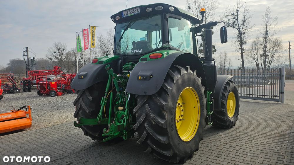 John Deere JD 6215R, 50 km/h, pneumatyka, przedni TUZ, bogata wersja, autentyczny przebieg! - 12