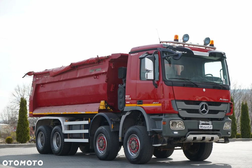 Mercedes-Benz ACTROS 4144 / 8x8 / WYWROTKA TYLNOZSYPOWA / MEILLER KIPPER / EURO 5 - 12