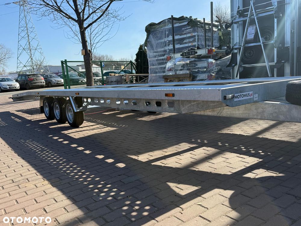 Gala BBG Laweta Gala raz łamana 8,5x2,05m 3 osie DMC 3500kg koła 195r13c super lekka 850 kg dostawa MOTOMUS - 12