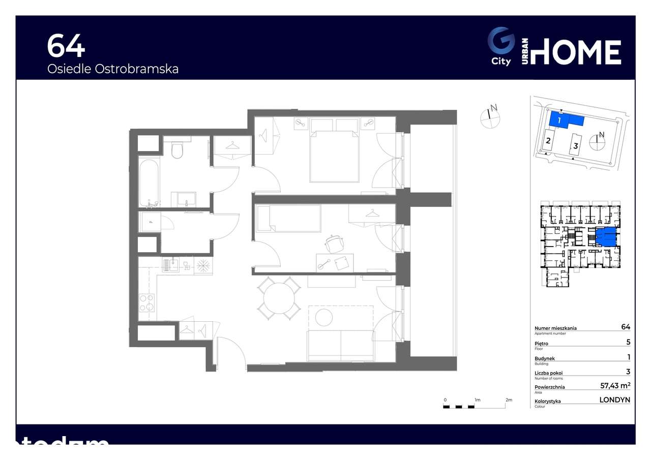 Nowoczesne 3 Pokoje | CH Promenada | PET Friendly