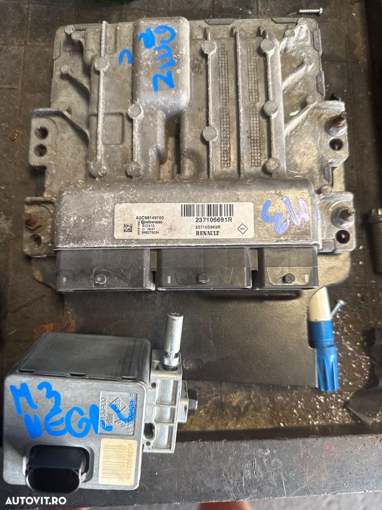 Calculator injecție kit pornire renault megane 3 1.5 dci euro 5 115 cai - 1