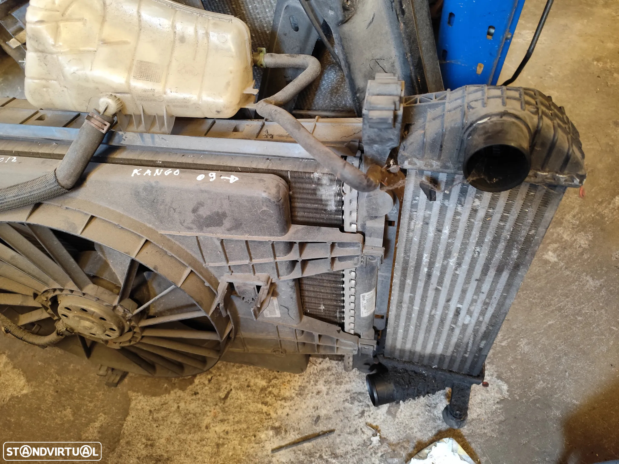 RENAULT KANGOO CONJUNTO RADIADORES TERMOVENTILADOR - RD012 - 2
