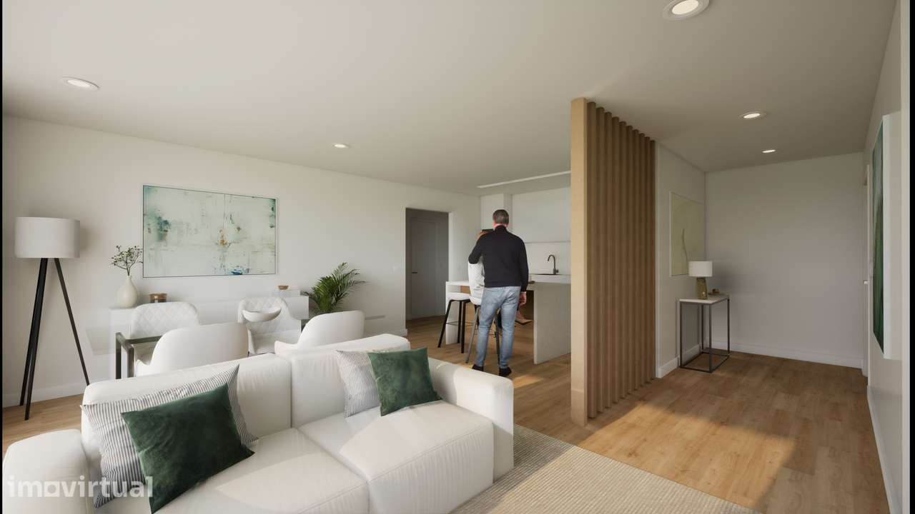 Apartamento T2 com 2 Varandas - Grande imagem: 3/11