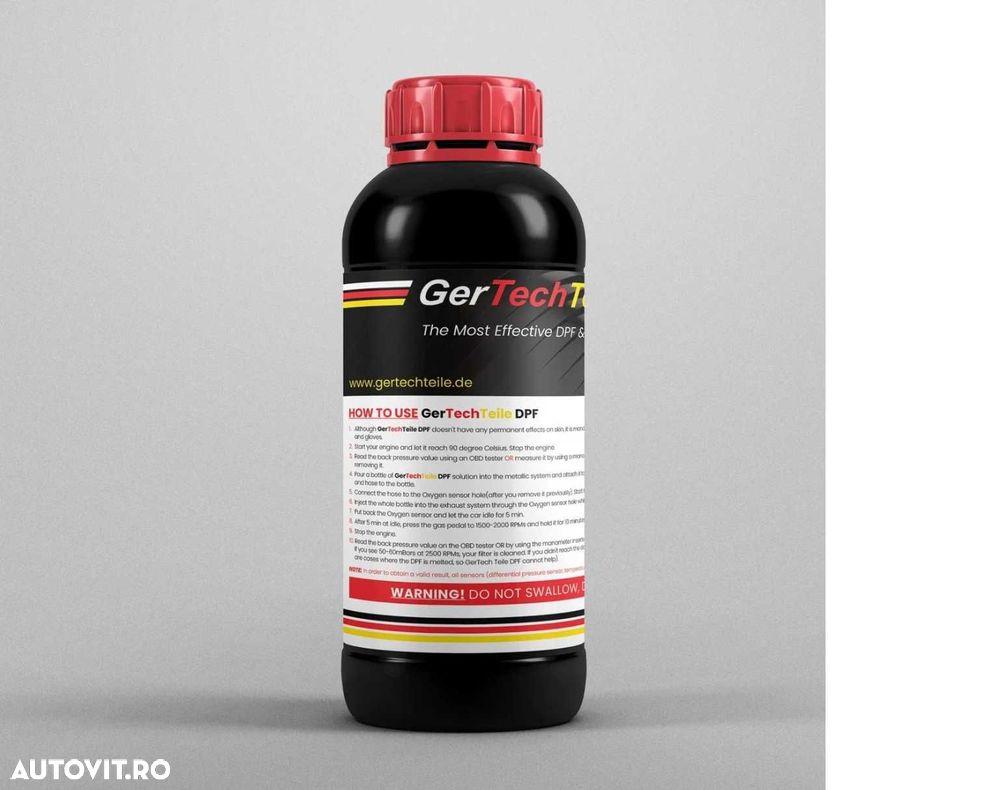 Solutie profesionala curatare filtru particule GerTechTeile DPF 1000ml - 1