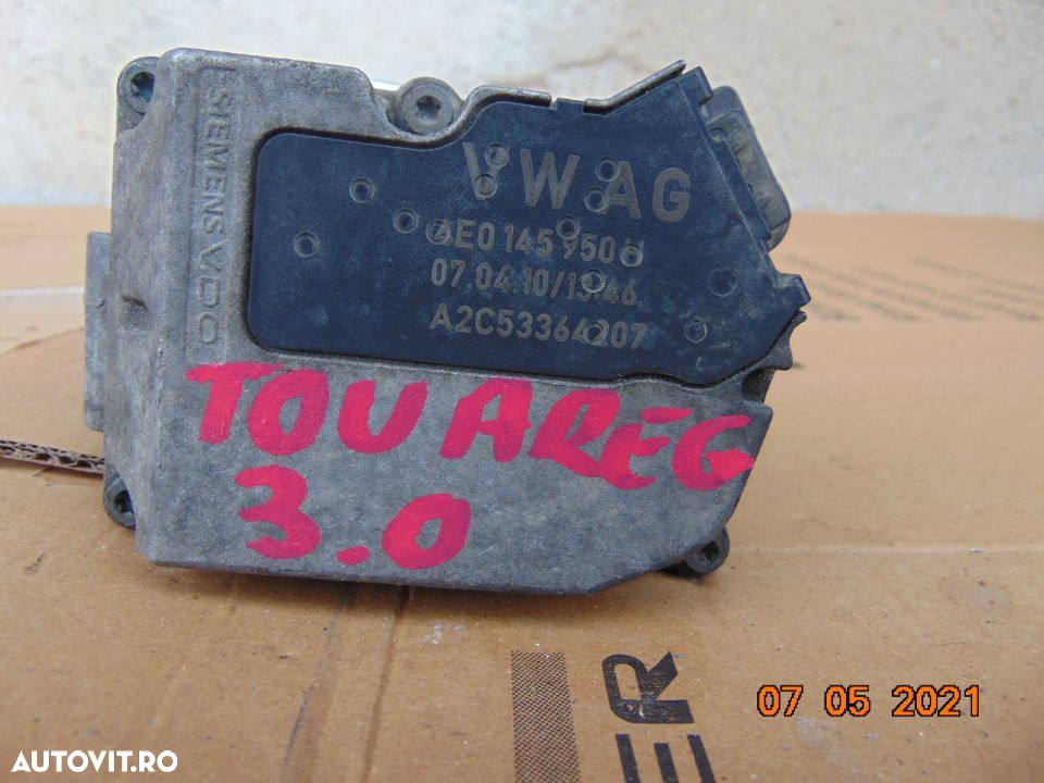 Clapeta acceleratie VW Touareg 7p motor 3.0 euro 5 Audi Q7 Audi a8 a4 2.7 Q5 - 7