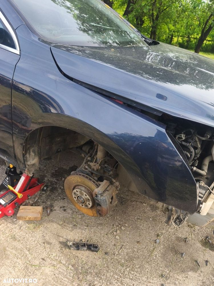 Aripă dreapta față Peugeot 508 albastru închis cod KGN  2012 - 2