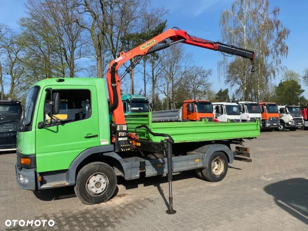 Mercedes-Benz Atego 818 wywrotka + żuraw PK 6500