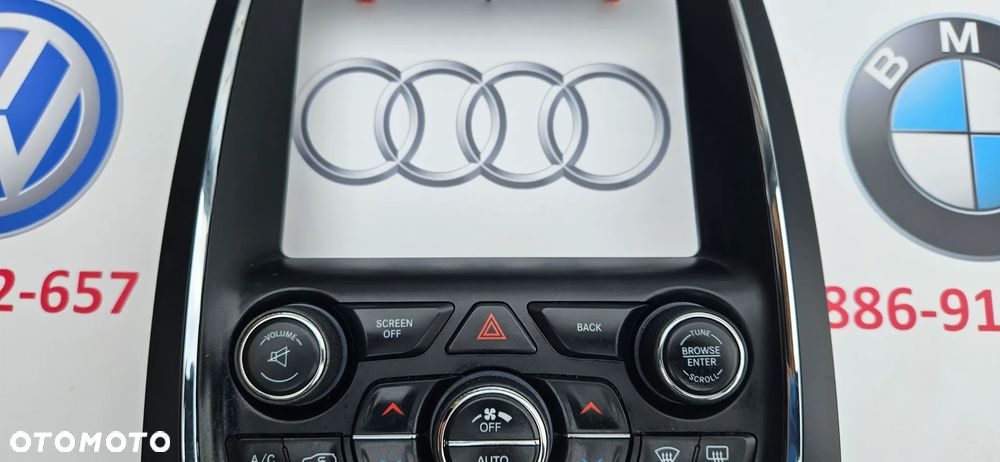 Dodge Durango III LIFT 2014-2017 Panel klimatyzacji AC Panel sterowania nawiewem Ramka wyświetlacza radia pod duży wyświetlacz P68253734AG - 5