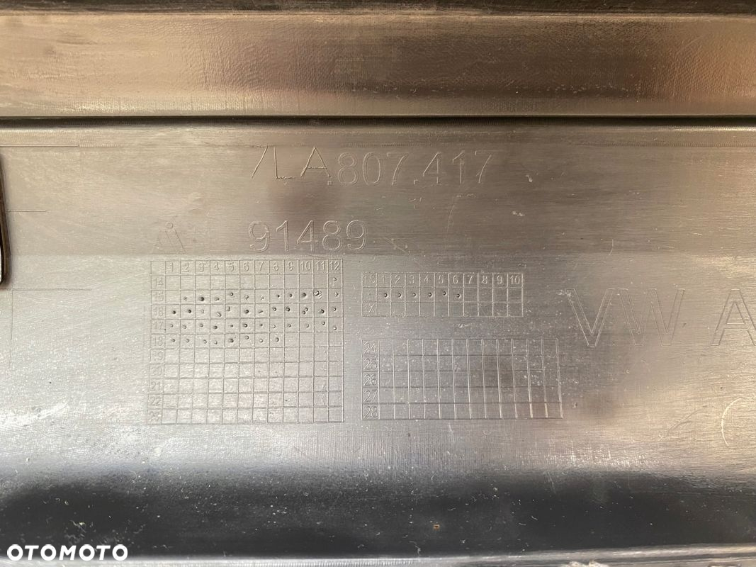 VW Transporter T6 15-zderzak tylny tył PDC SATINSCHWARZ wers. z KLAPĄ ORYG. - 13