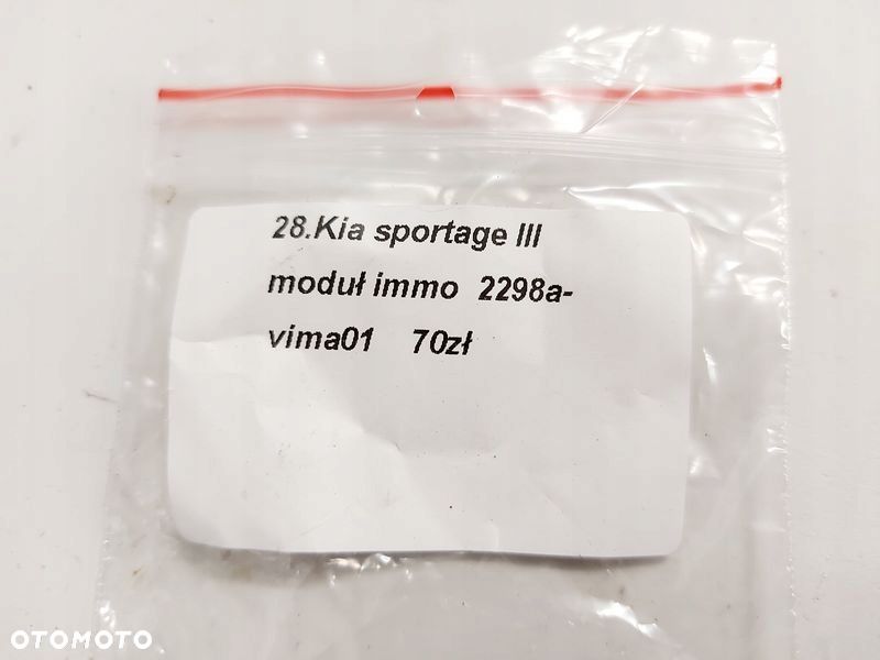 KIA SPORTAGE III MODUŁ IMMO IMMOBILIZERA 2298A-VIMA01 - 5