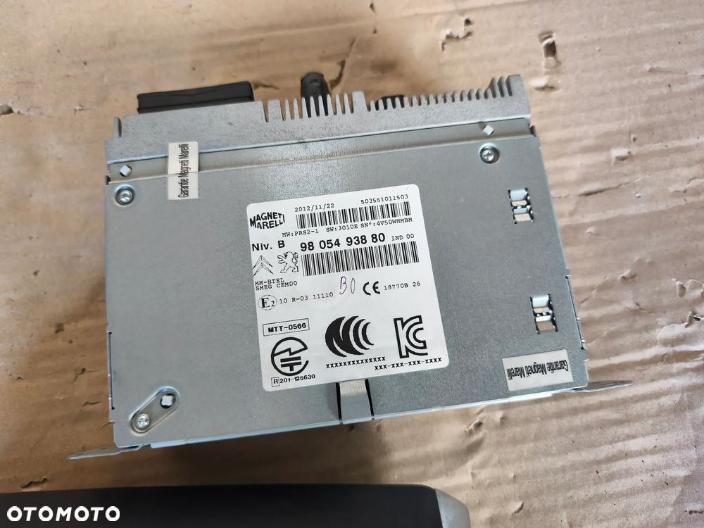 RADIO NAWIGACJA GPS WYŚWIETLACZ 9805493880 PEUGEOT 208 I 2008 - 2