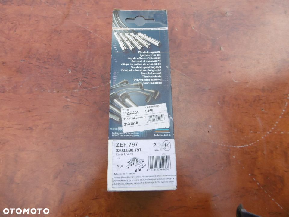 PRZEWODY ZAPŁONOWE RENAULT VOLVO 1.2 1.4 ZEF 797 - 1