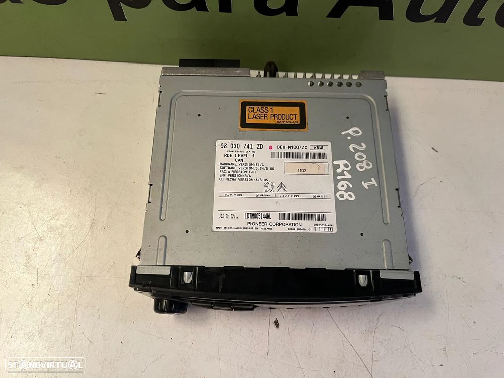 Peugeot 208 I - AUTO RADIO - R168 - 4