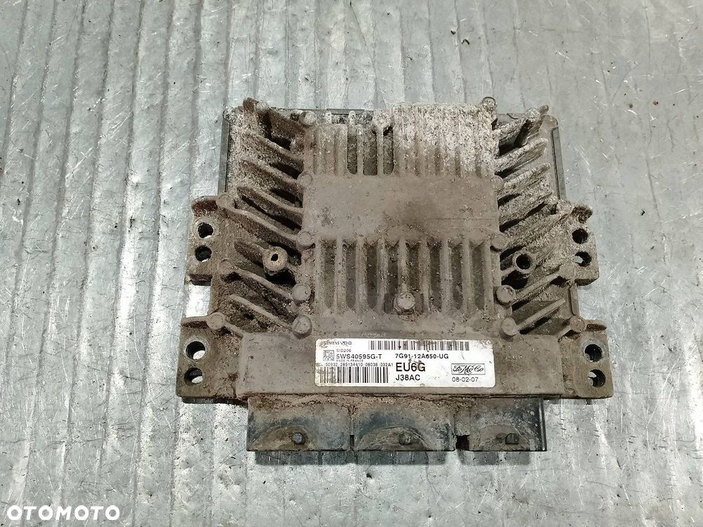 KOMPUTER, STEROWNIK FORD MONDEO MK4 7G91-12A650-UG 5WS40595G-T 2.0 TDCI - 1