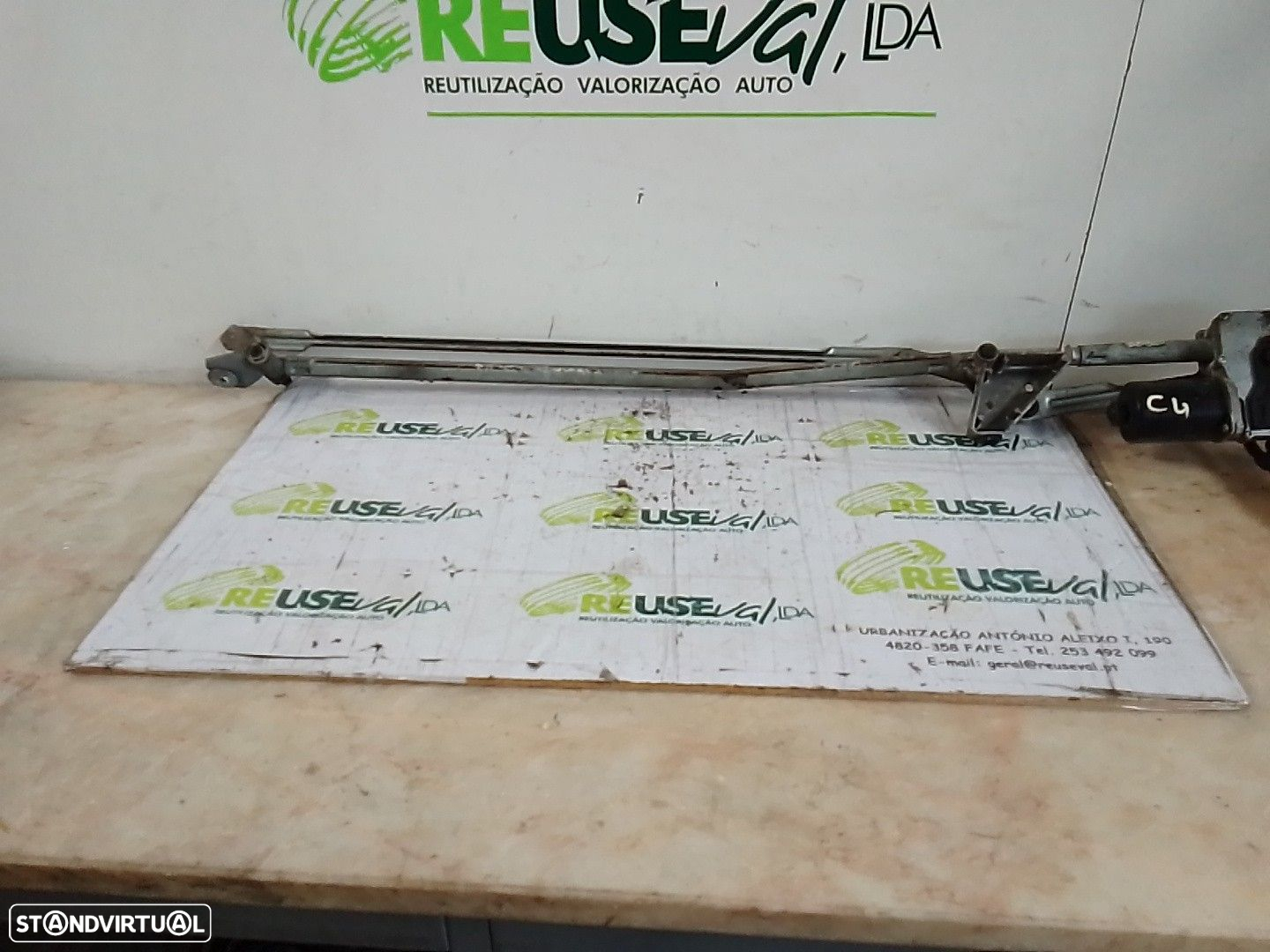 Sistema Motor Limpa Para Brisas Citroen C4 I (Lc_) - 2