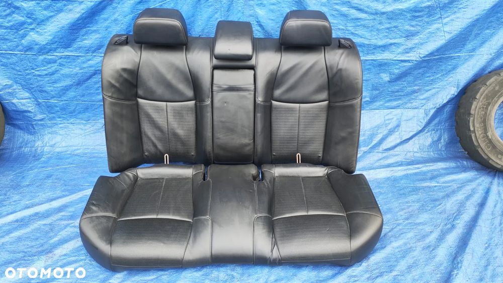 KANAPA TYŁ TYLNA SKÓRA PODŁOKIETNIK ZAGŁÓWEK ZAGŁÓWKI KOMPLET INFINITI M M30 M35 M37 Q70 - 1