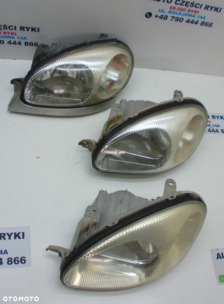 Daewoo Lanos Lampa Lampy przód lewa prawa strona EU - 3