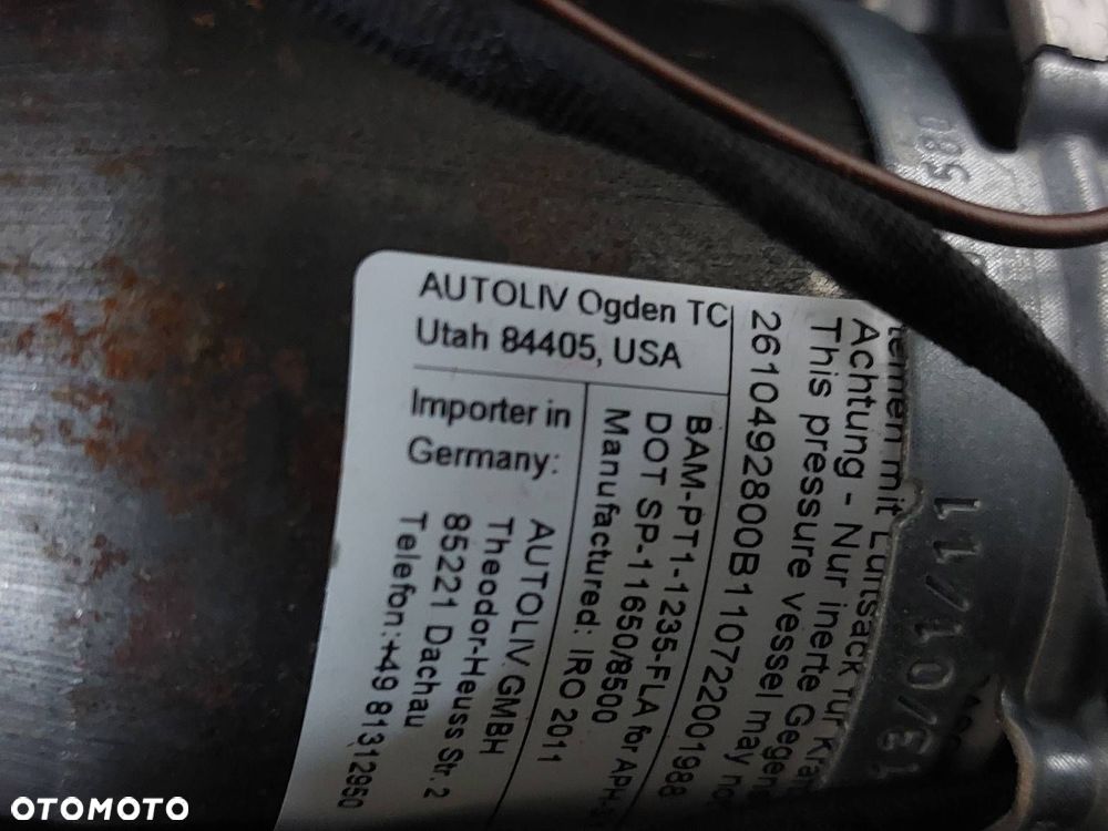 ZESTAW AIRBAG POSTRZAŁOWY KOKPIT  OPEL ASTRA J 13299780 13297098 - 13