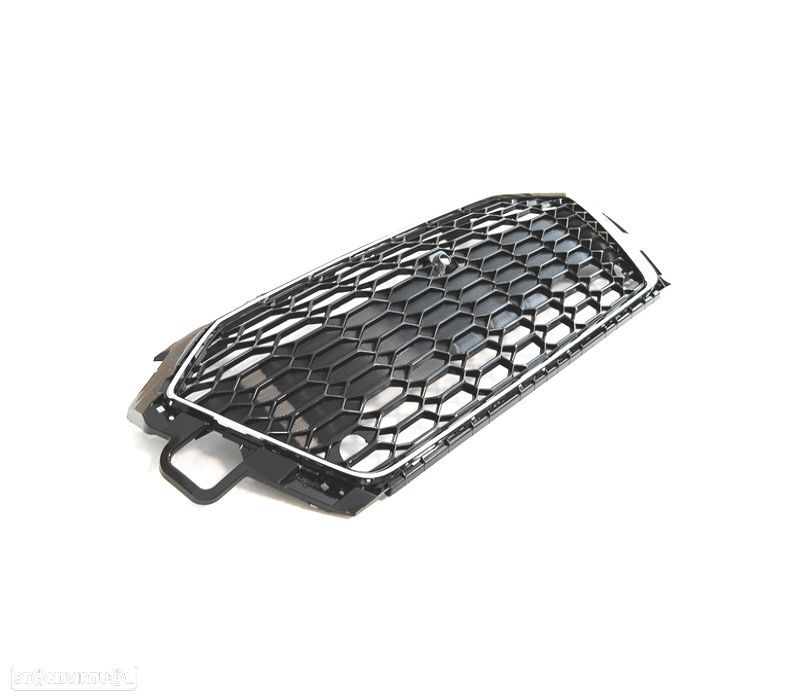 GRELHA AUDI A4 B9 20- LOOK S LINE PRETO CROMADO - 2
