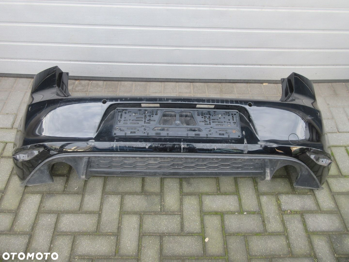VW GOLF 7 GTI HB zderzak spoiler tył 5G6807421 PDC - 4