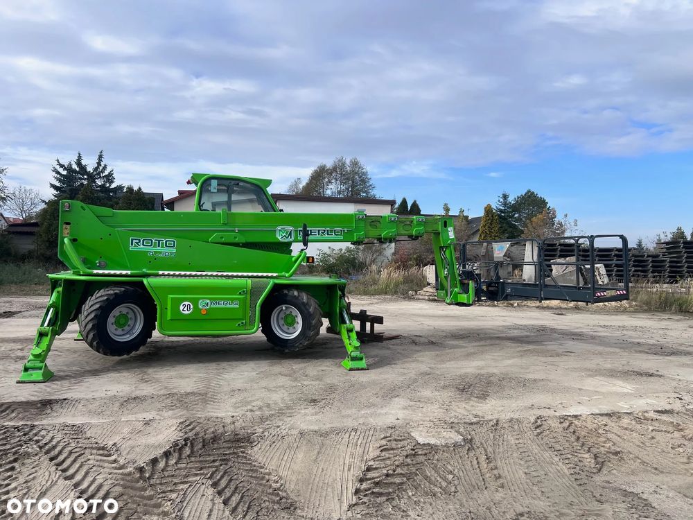 Merlo ROTO 40.18S 3500MTH CERTYFIKAT CE ZESTAW KOSZ WIDŁY PILOT DŹWIG - 6