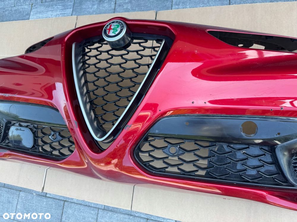 zderzak przód alfa romeo stelvio lift pdc oryginał ładny stan - 7