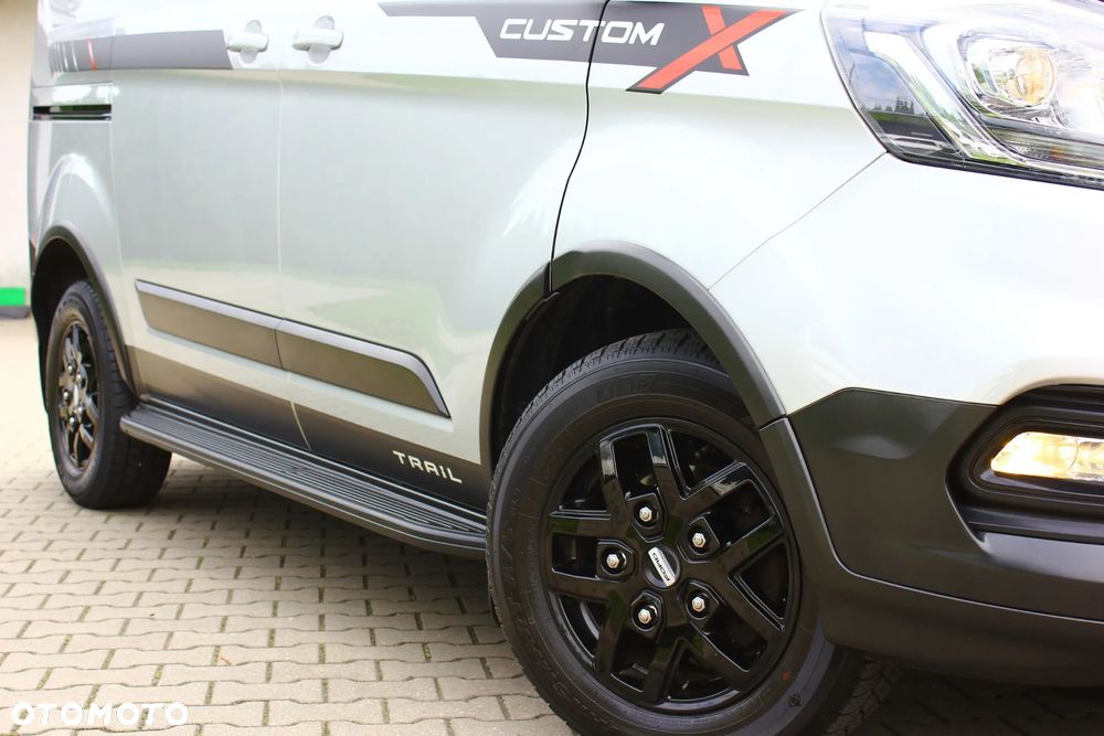 Ford TRANSIT CUSTOM TRAIL 2.0 TDCI 131KM 3 OSOBOWY NAVIGACJA KAMERA FELGI FULL OPCJA STAN PERFEKT FV23% - 3