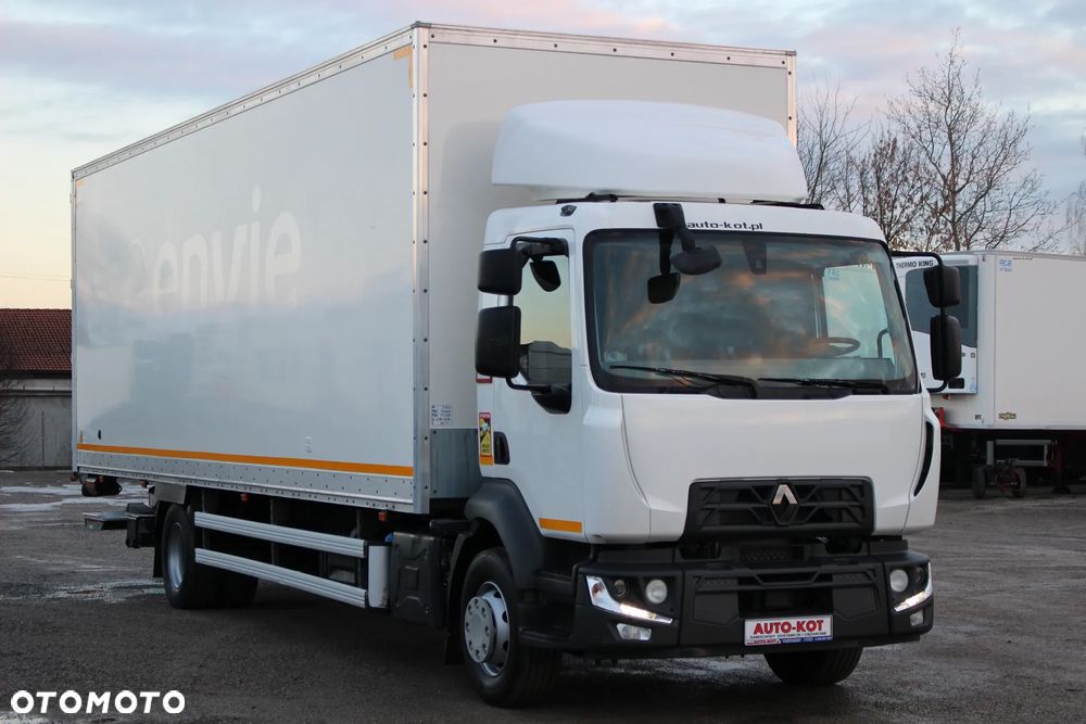 Renault D14 *240KM*/ KONTENER + WINDA /21 PALET / KLIMA / OPONY 80%/SERWIS FR/ SUPER STAN / - 1