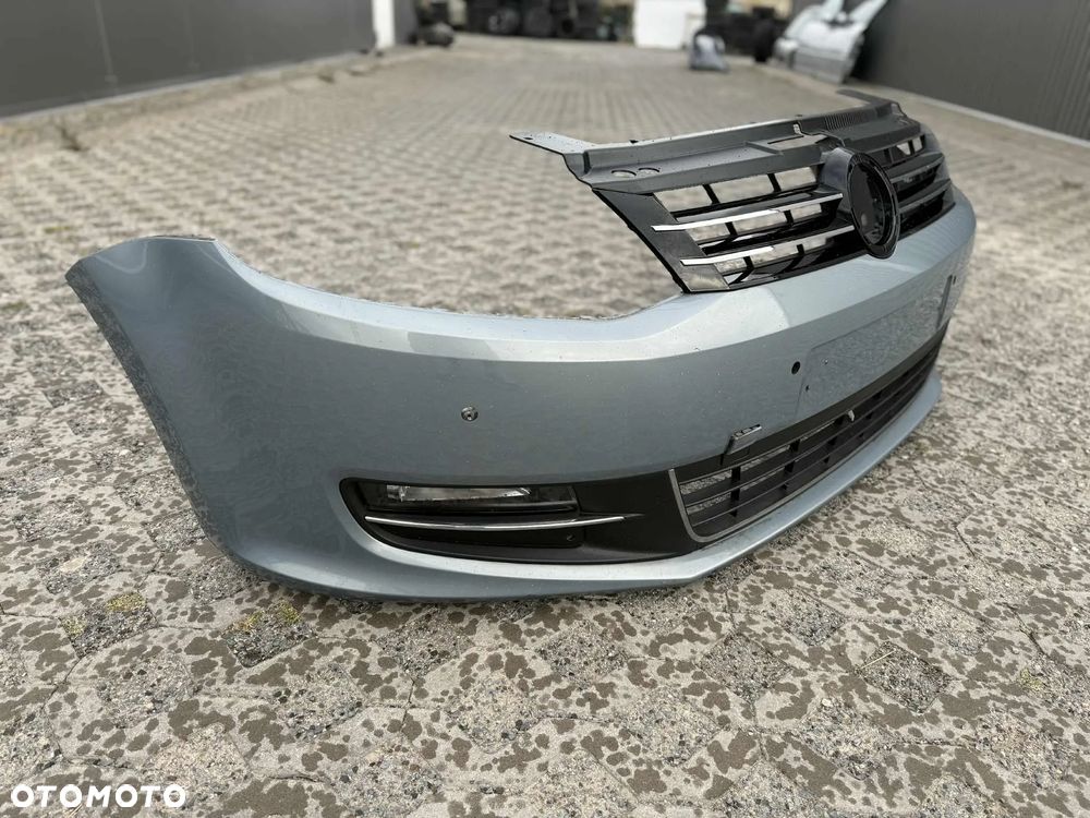 VW Sharan II 7N Zderzak przód przedni kompletny 4xPDC Grill LR7J 2010-2015r - 6