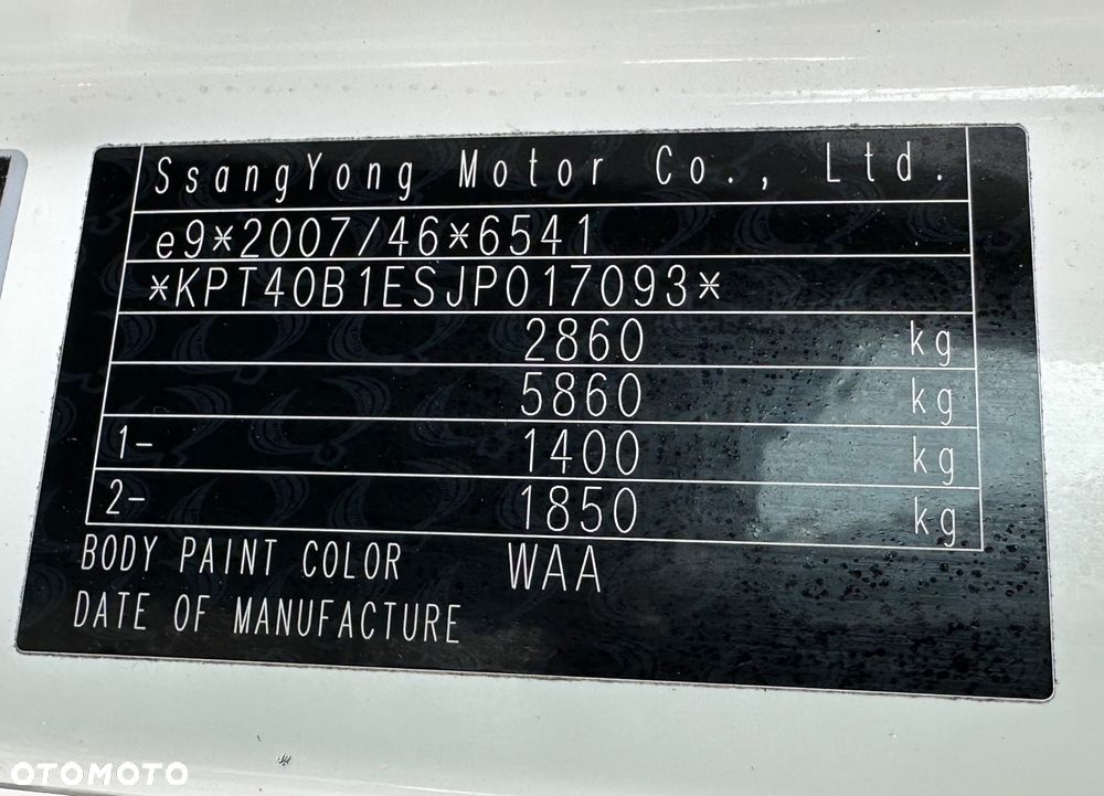 SsangYong/KGM Rexton 2.2 D Sapphire 4WD - 17