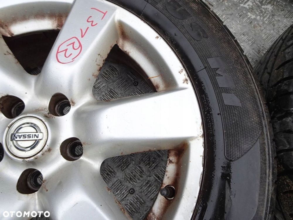 alufelgi z oponami kpl. nissan x-trail t31 17" 5x114.3 et 45 - 6