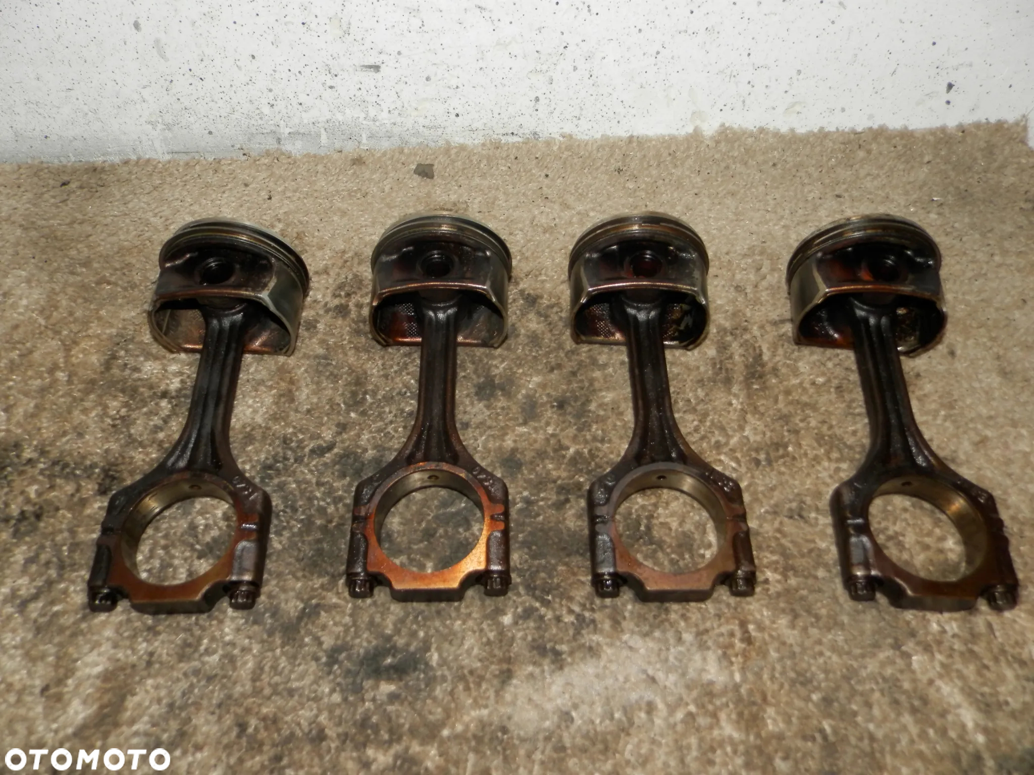 Tłok + Korbowód VW Golf V 1.6 FSI 115KM BLF 03C103AA 76L84 036L AH 4 Sztuki Komplet - 3