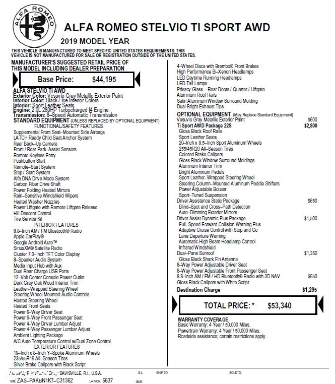 Alfa Romeo Stelvio 2.0 Turbo 16V AT8-Q4 Veloce Ti - 14