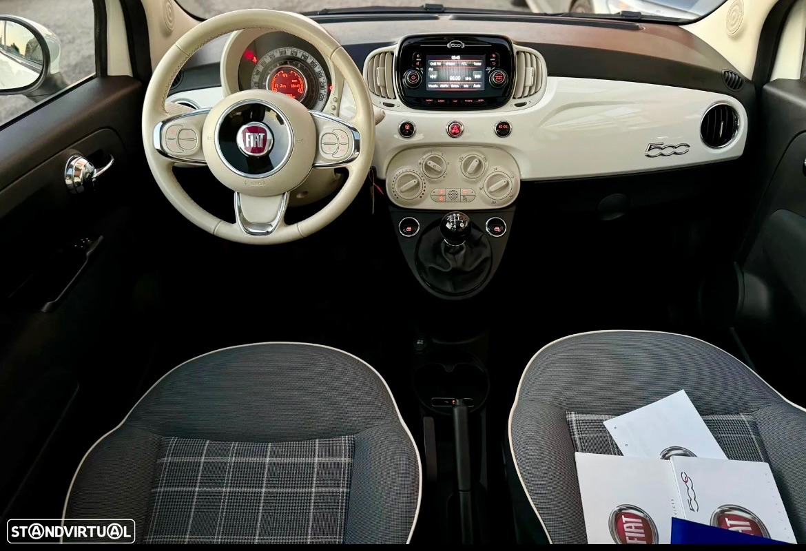 Fiat 500 1.2 Lounge S&S - 9