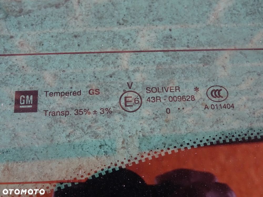 SZYBA PRAWA TYLNA KAROSERYJNA PRAWY TYŁ OPEL INSIGNIA A KOMBI ANTENA ALARM - 4