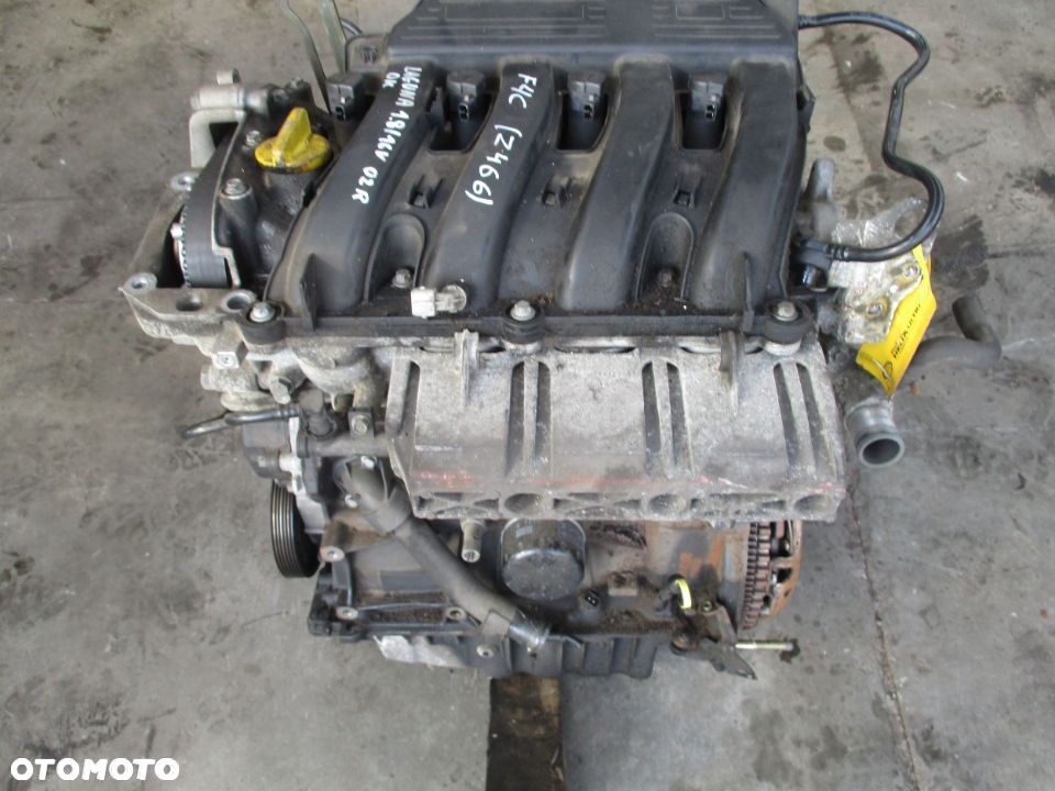 RENAULT LAGUNA 1.8 16V 02R SILNIK BEZ OSPRZĘTU F4C - 1