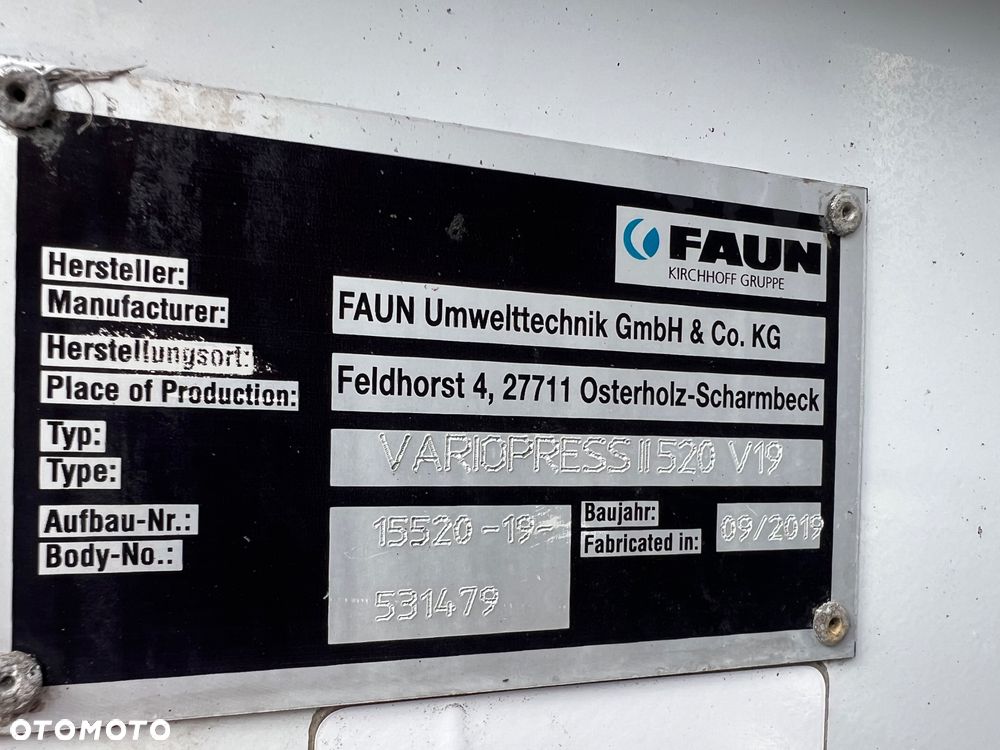 Mercedes-Benz AROCS 2536 eur6 FAUN VARIOPRSS520 - 10