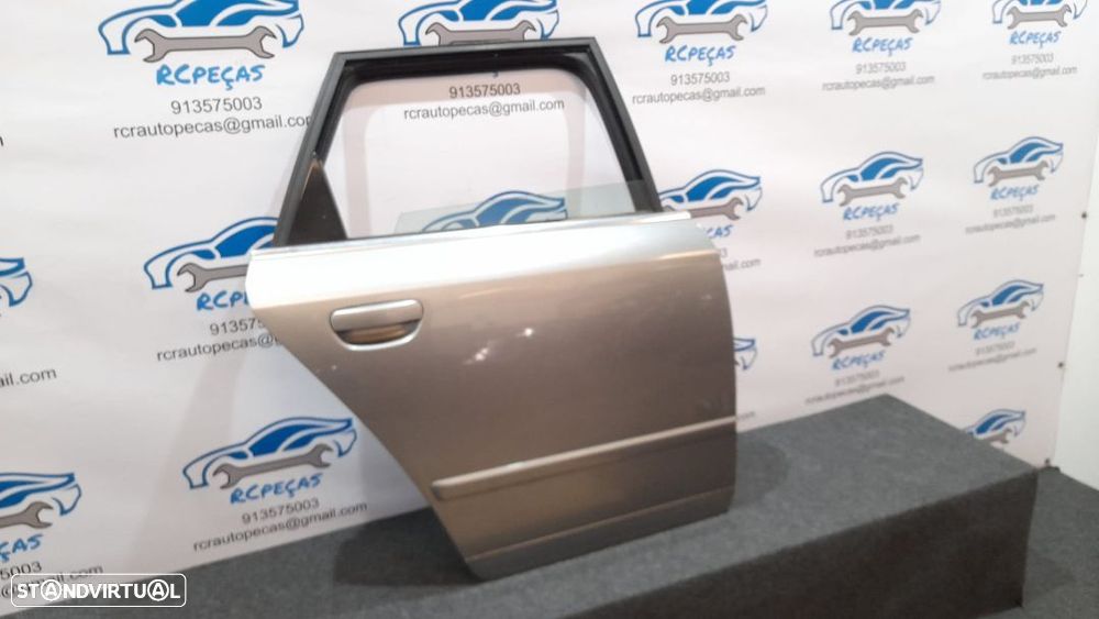PORTA TRASEIRA TRÁS DIREITA AUDI A4 B6 SLINE S-LINE S LINE FECHO ELEVADOR MOTOR PUXADOR VIDRO - 3