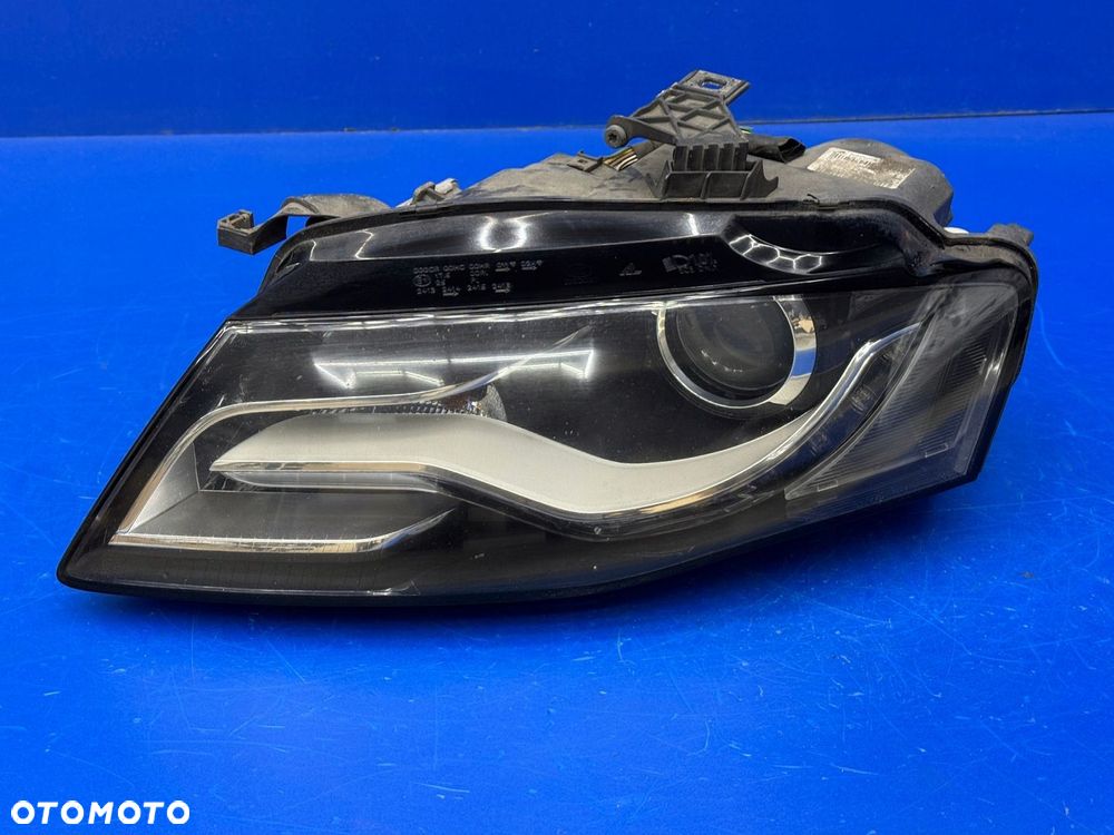 LEWY BI XENON LED AUDI A4 B8 EUR BDB KOMPLETNA - 1