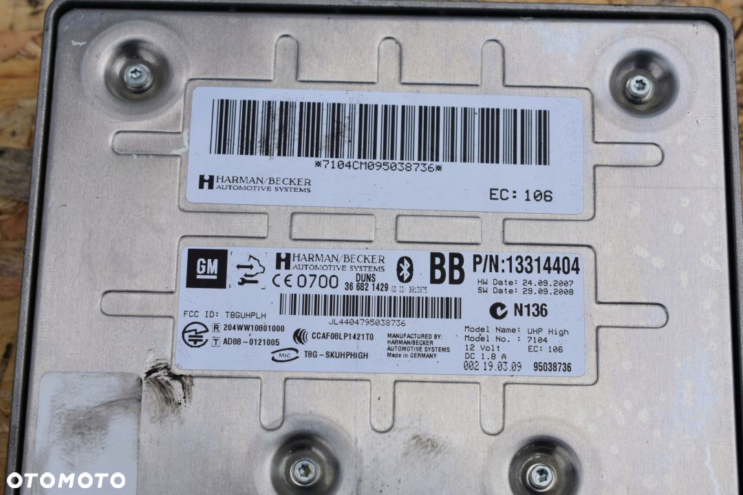 MODUŁ BLUETOOTH INSIGNIA 2.0CDTI 13314404 - 2