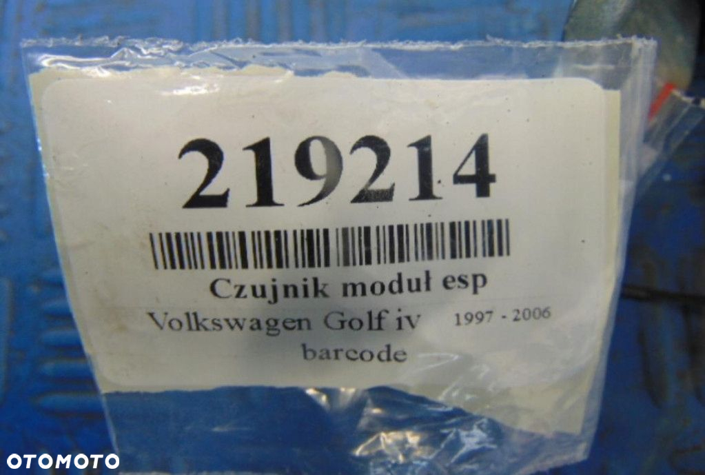 VOLKSWAGEN GOLF IV CZUJNIK ESP 1J0907655A - 8