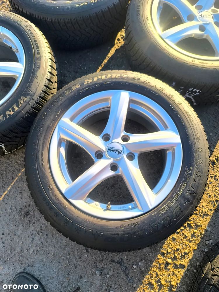 5x114,3 Felgi Aluminiowe Alufelgi 5x114 Koła Zimowe Zima 16 RENAULT NISSAN DACIA MITSUBISHI MAZDA KIA HYUNDAI HONDA SUZUKI TOYOTA 6,5mm Legnica ALU-RAD 205/60 - 5