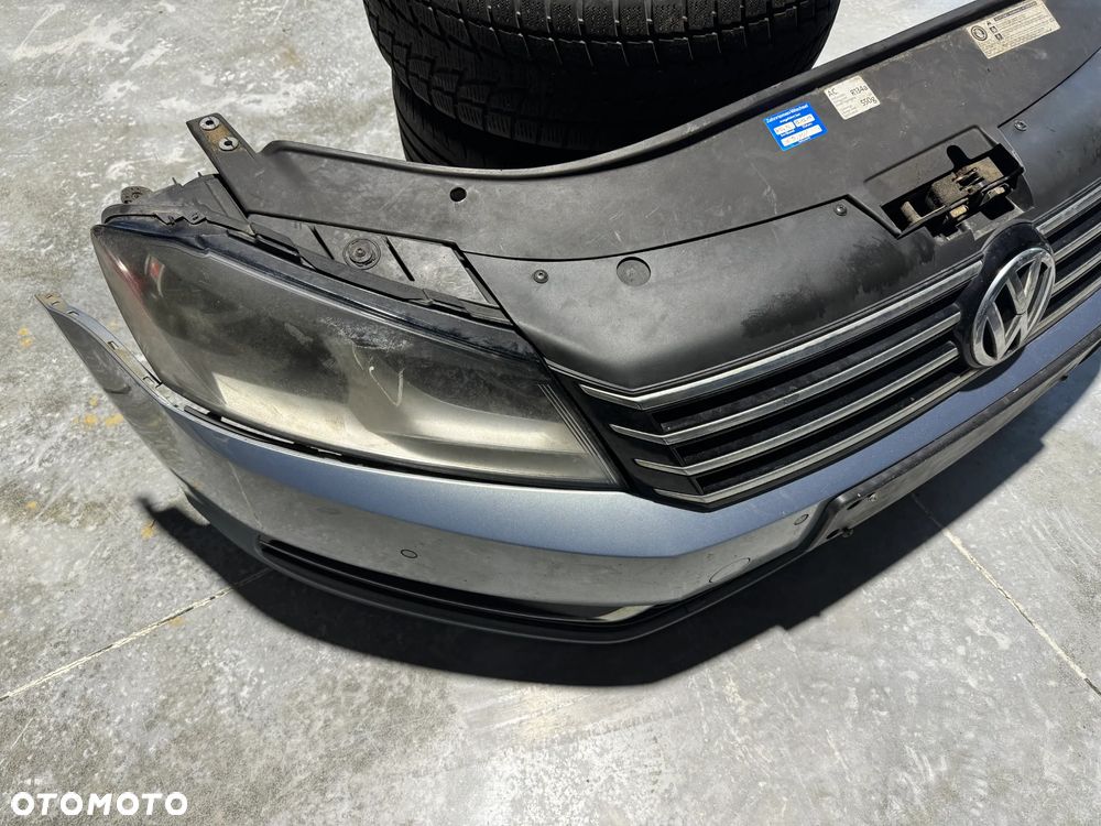 PRZÓD KOMPLETNY ZDERZAK PDC MASKA PAS REFLEKTOR VW PASSAT B7 - 21
