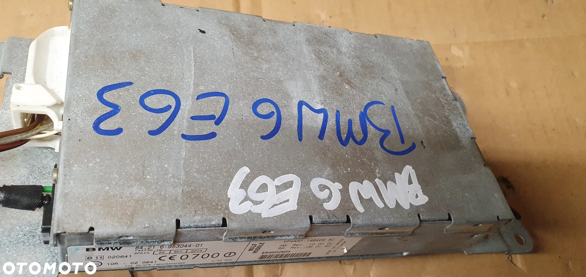 Moduł sterownik bluetooth BMW 6 E63 6953044 - 7