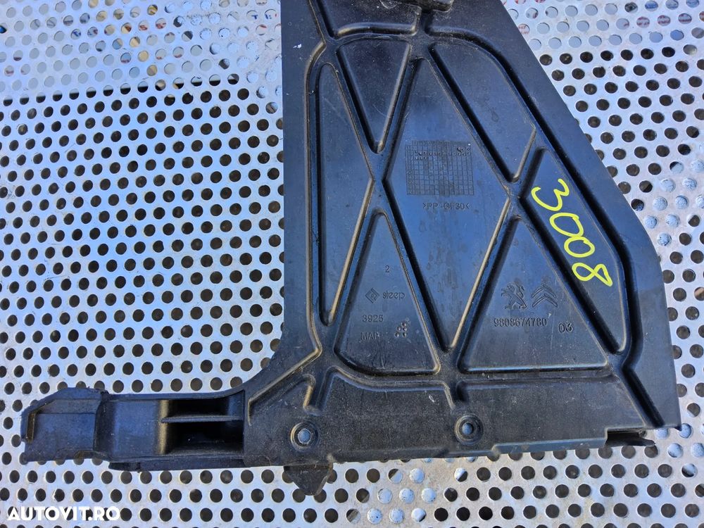 Suport calculator motor Peugeot 3008 an 2016-2024 Opel crossland grandland 5008 cod 9808674780 - 4